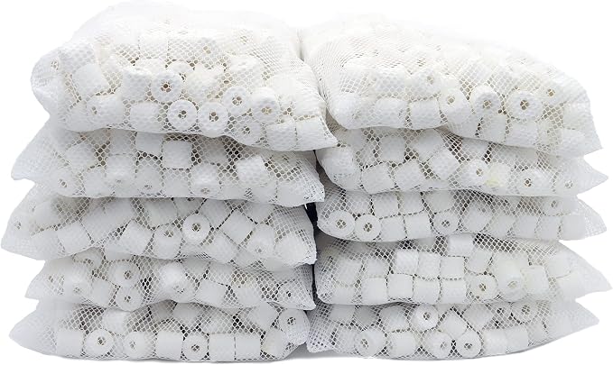 ALEGI Aquarium Premier Bulk Bio Ceramic Rings Filter Media - Image 2