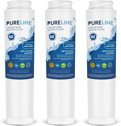 Pureline FQSLF Under Sink Water Filter Replacement. Compatible by PURELINE