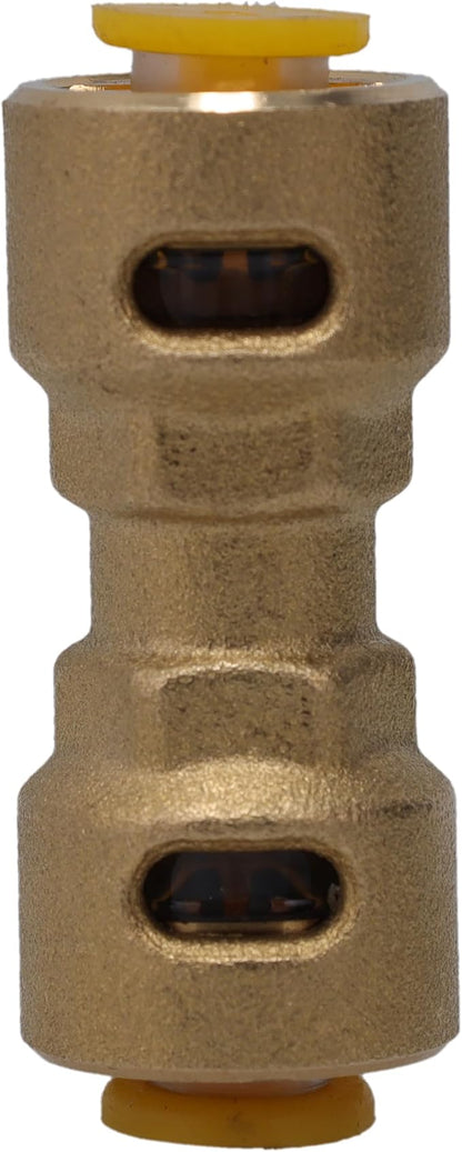 Supplying Demand SB1 1/4 Inch Quick Connect HVAC Brass Coupler Fitting - Image 5