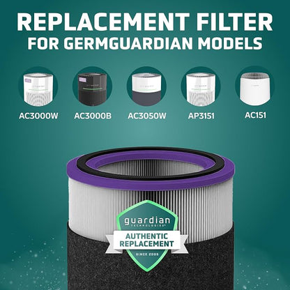 GermGuardian FLT151PT Filter V, Pet Pure HEPA Genuine Replacement Filter - Image 6