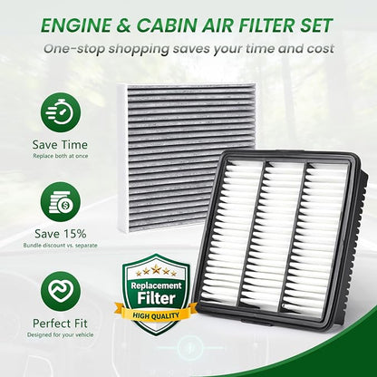 Cabin & Engine Air Filter Fit for ELANTRA, ELANTRA N 2022, Replacement Air - Image 3