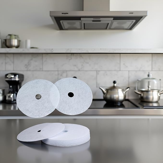 4 Pcs White Universal Cloth Dryer Exhaust Filter, - Image 6