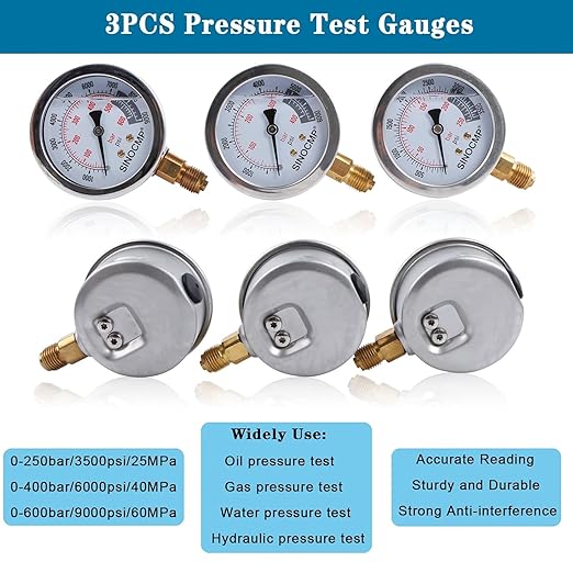 SINOCMP Hydraulic Pressure Test Kit - Image 5