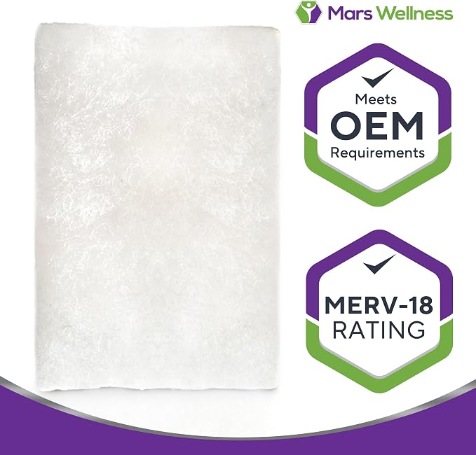 CPAP Filters Disposable Felt Pollen air Filter 20 Pack Compatible - Image 2