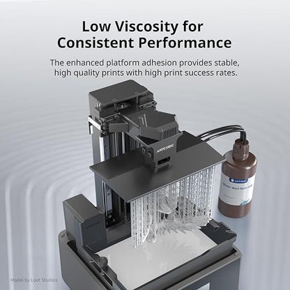 ANYCUBIC Water Washable 3D Printer Resin 2.0, 405nm High Precision 3D Resin - Image 7