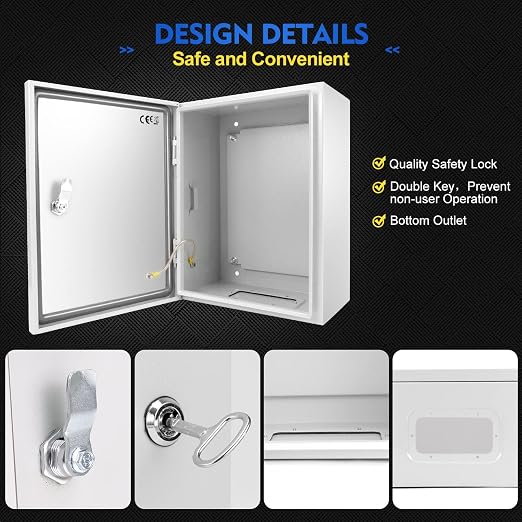 Outdoor Electrical Junction Box, Wall Mounted IP66 Waterproof & Dustproof - Image 4