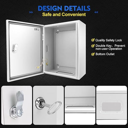 Outdoor Electrical Junction Box, Wall Mounted IP66 Waterproof & Dustproof - Image 4