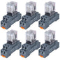 6PCS Electromagnetic Power Relay, 8-Pin 10 AMP 24V AC Relay Coil by VAMRONE