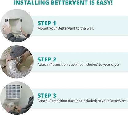 BetterVent Indoor Dryer Vent by ADR Products | No Water - Image 5