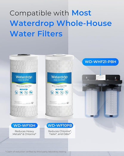 Waterdrop Whole House Water Filter, Sediment Filter Reduce Heavy Metals - Image 2