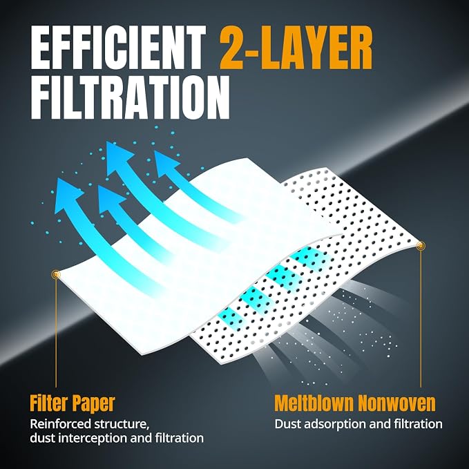 POWERTEC DXVA19-4101 Vacuum Bags 5 Pack - Image 4