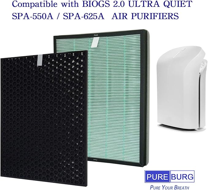 PUREBURG Replacement Filter Set Compatible - Image 2