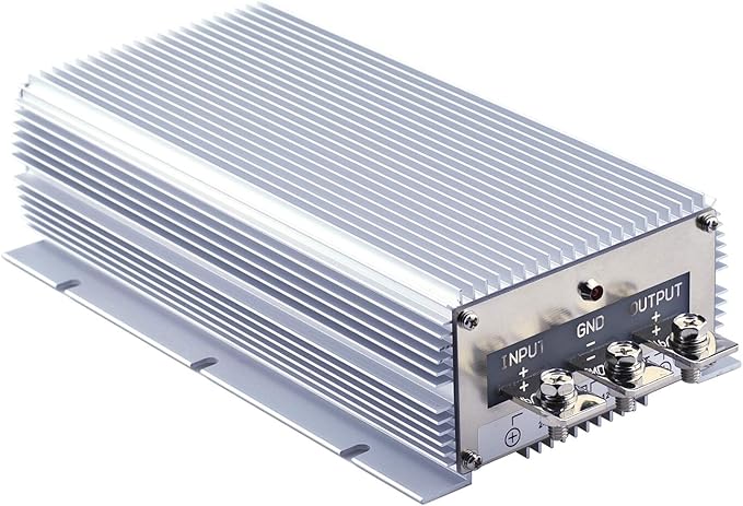 Cllena DC/DC 12V to 24V Boost Converter 50A 1200W Step Up Voltage Regulator Module Car Power Supply Voltage Transformer (Input 10V-16V)