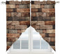 Western Barn Door Swag Valances by Unknown