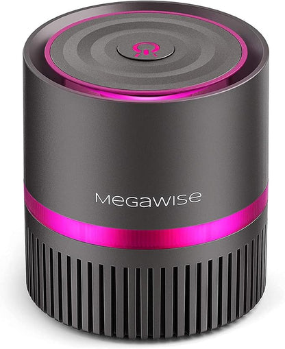 MEGAWISE Air Purifier for Home Bedroom Small Room Office, 3-IN-1 Filtration Air by MEGAWISE