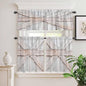 Kitchen Window Curtains Valance and Tier Set, Farmhouse Retro Wooden Barn Rod by Unknown