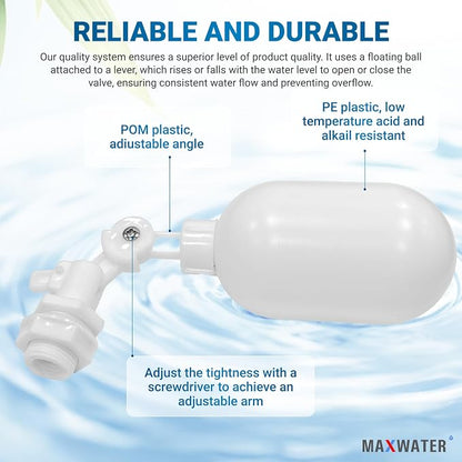 2 pcs Max Water Filter Float Ball Valve - Image 3