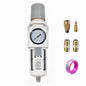 XingNEeng 3/8" NPT Compressed Air Filter Regulator Combo Piggyback, Water/Oil by Unknown