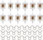 12pcs 1/4 Inch Gas Inline Fuel Filter Compatible by AloneGoer