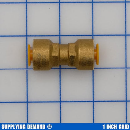 Supplying Demand SB1 3/8 Inch Quick Connect HVAC Brass Coupler Fitting - Image 2