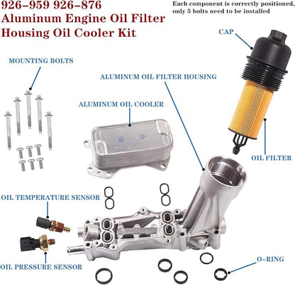 926-959 68105583AF for Dodge Charger Challenger Aluminum Engine Oil Filter - Image 5