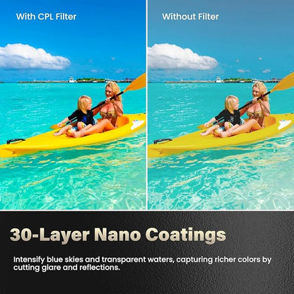Walking Way Camera Lens Filters ND PL Set Compatible - Image 5