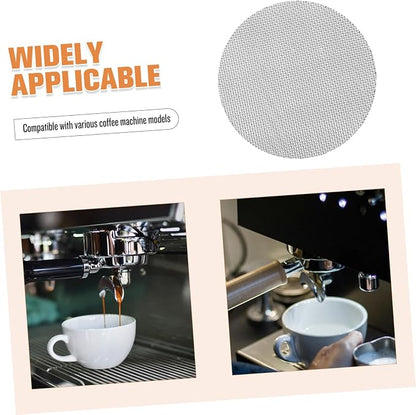 Generic Stainless Steel Coffee Machine Maintenance Filter Mesh Reusable - Image 8