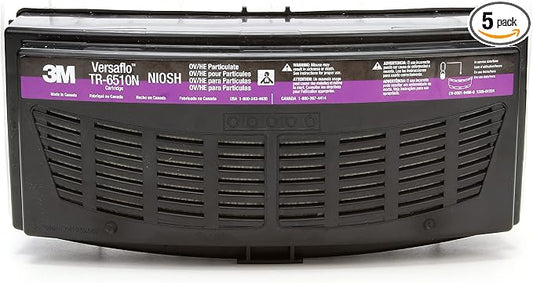 3M Versaflo HEPA Cartridge TR-6510N, Organic Vapors, by 3MIndustrial