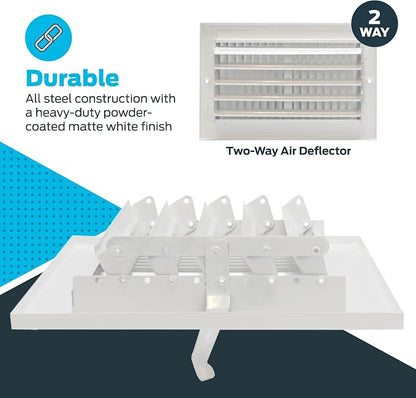 EZ-FLO 12 x 4 Inch Air Vent Cover - Image 5