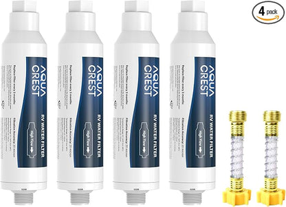 AQUA CREST RV Water Filter, RV Inline Water Filter by AQUACREST