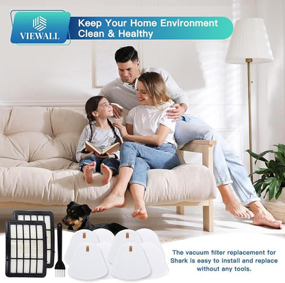 VIEWALL Replacement Filter for Shark NV360 NV352 NV356E ZU503AMZ CU500 CU520 - Image 7