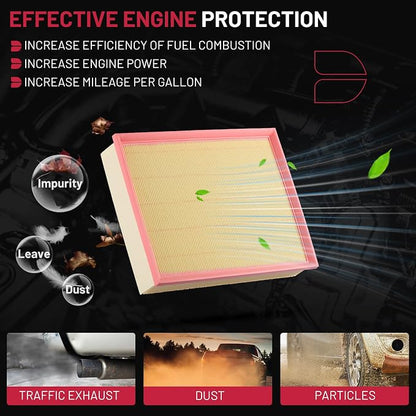 BDFHYK CA10228 Engine Air Filter Compatible - Image 3