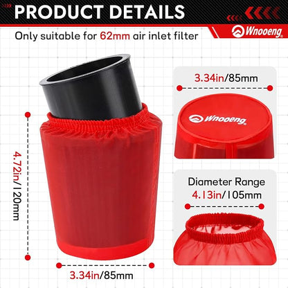 62mm Mini Bike Air Filter Cover - Image 2
