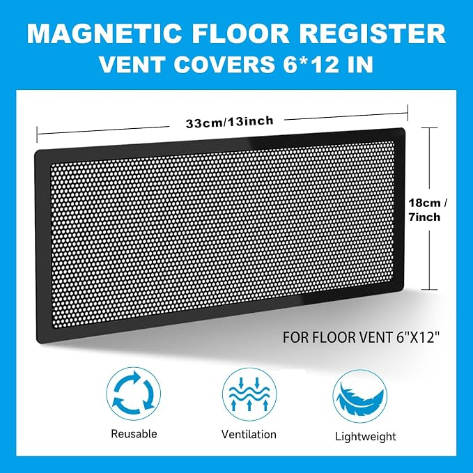 4 Packs Floor Register Vent Cover, Stone & More - Image 3