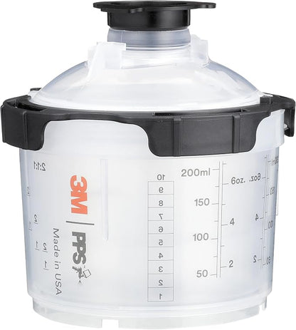 3M PPS 2.0 Spray Gun Cup, Lids and Liners Kit, 6 Ounces, 200-Micron Filter - Image 12