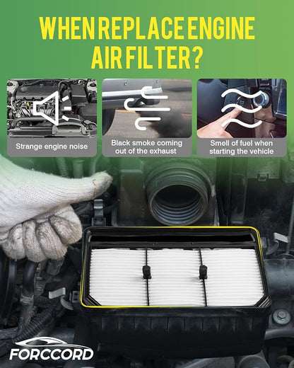 2-PACK Engine Air Filter Fits for Hyundai Elantra Hybrid 1.6L L4 Gas Air Filter - Image 6