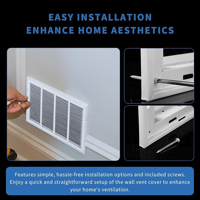 16x20 Return Air Grille, Return Air Vent Cover - Image 3