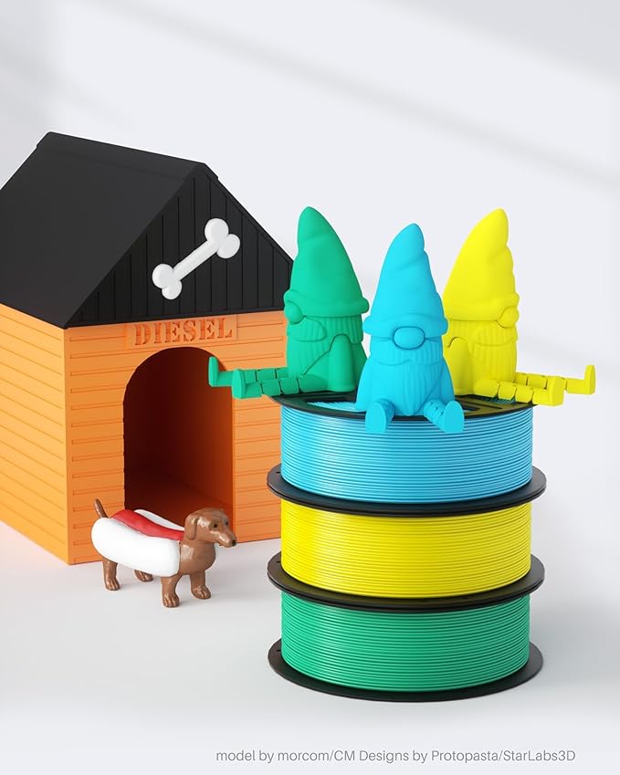 ELEGOO PLA Filament 1.75mm Gray 2KG, 3D Printer Filament Dimensional Accuracy +/- 0.02mm, 2pcs 1kg Spool(2.2lbs) Fit Most FDM 3D Printers