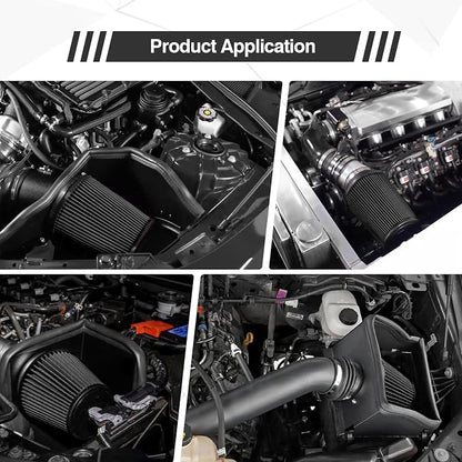 Universal Clamp On Air Intake Filter fits 3 In /3.5 In /4 In Three Different - Image 7