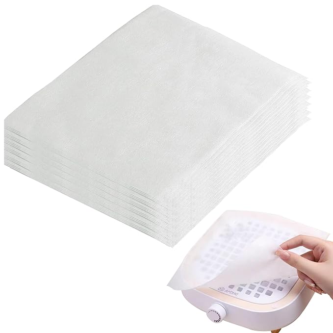 200 Sheets Nail Dust Collector Filter Paper Disposable Nail Dust Filters by HLQHXWHZT