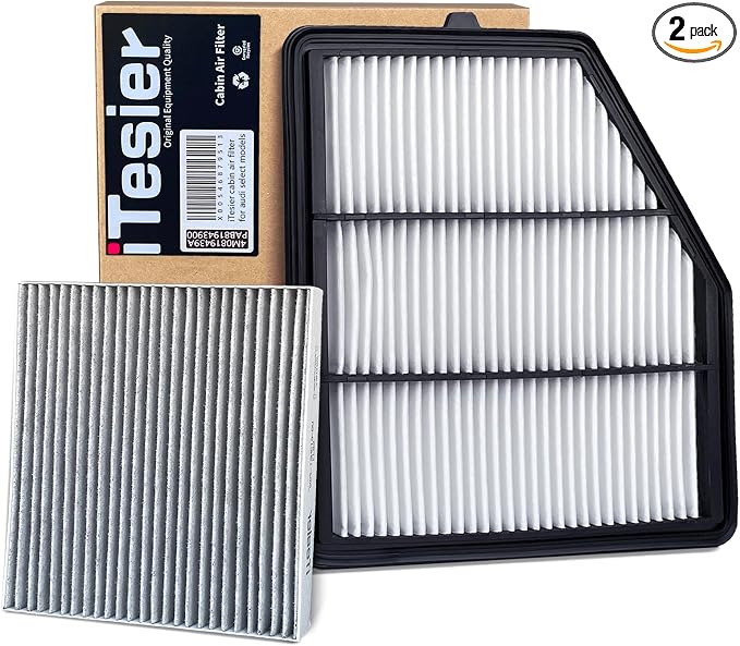 Engine & Cabin Air Filter Kit for Altima 2019 2020 2021 2022 2023 2024 2025 by ITESIER