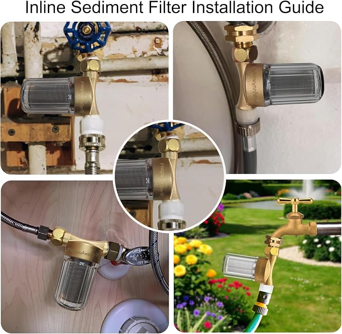 FA21 Washer Water Filter Reusable, brass garden hose filter - Image 5