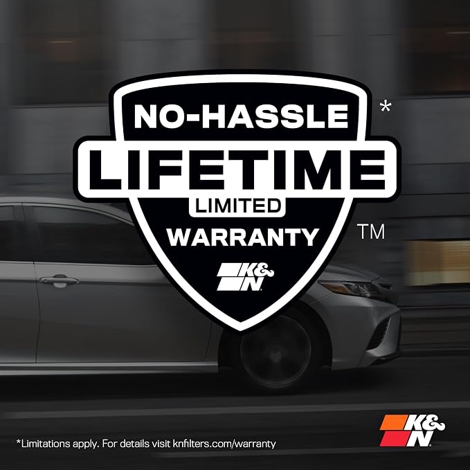 K&N High-Flow Original Lifetime Engine Air Filter: Increase Power & Accerlation - Image 10