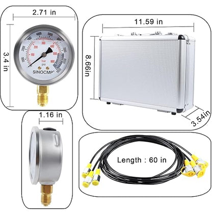 SINOCMP Hydraulic Pressure Test Kit - Image 8