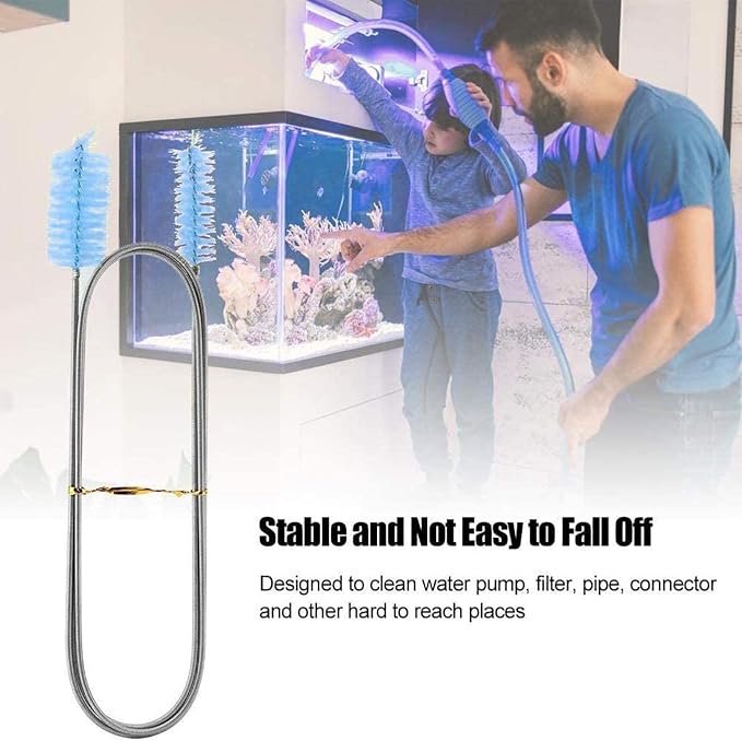 Flexible Drain Brush Cleaner Kit – CPAP Hose Cleaner 5ft Long Elastic Double - Image 4