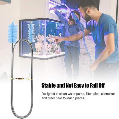 Flexible Drain Brush Cleaner Kit – CPAP Hose Cleaner 5ft Long Elastic Double - Image 4
