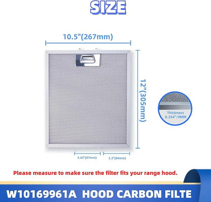 5Layer Aluminium W10169961 Upgraded Range Hood Filter - Image 3