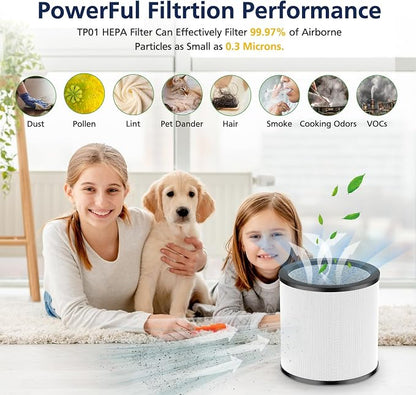 Upgraded TP01 Filter HEPA Replacement Filter Compatible - Image 6