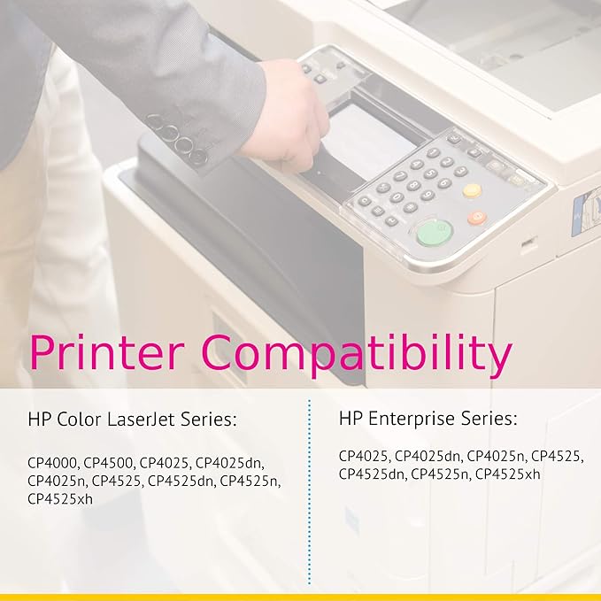 CS Replacement Toner Cartridge Compatible with HP CP4025 CE263A Magenta 648A Color CP4000 CP4500 CP4525 CP4525dn Enterprise CP4025