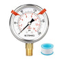 0 to 200 Psi Pressure Gauge, Glycerin Liquid Filled, 2.5 inch Dial, 1/4" NPT by SCTSNSR